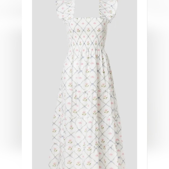 Hill House Home Butterfly Trellis Cotton Poplin Ellie Nap Dress XXXL - Picture 2 of 10